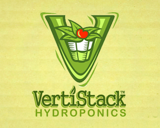 VertiStack商标设计