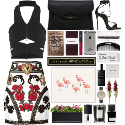 A fashion look from September 2015 featuring cut-out tops, dolce gabbana skirts and burgundy tights. Browse and shop related looks.