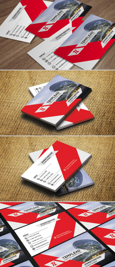 Modern Business Card CM199国外商务名片设计模板素材设计源文件