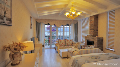去呼呼，找有意思的房间-大理云之蓝洱海花园酒店101欧式花园洋房-美美的欧式风