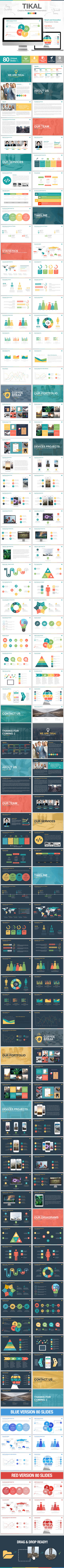 Tikal PowerPoint Presentation Template 国外经典商务PPT模板