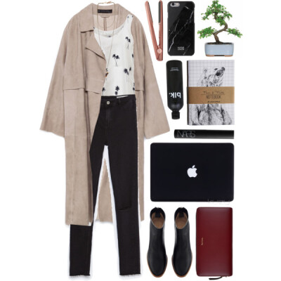 A fashion look from September 2015 featuring rag &amp;amp; bone, zara coat and denim leggings. Browse and shop related looks.