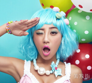 头发颜色大全图片