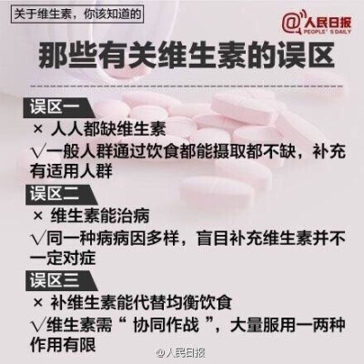 【你真的了解维生素吗？】在亚健康、重生活品质的影响下，补维生素成了很多人每天的必修课。“补维生素就是吃水果、蔬菜”、“补点维生素总没坏处”，是真的吗？维生素A、C、E……各种维生素都有什么功能？缺乏维生…