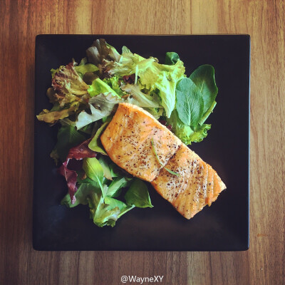 #COOKING BOY# Pan-Seared Salmon