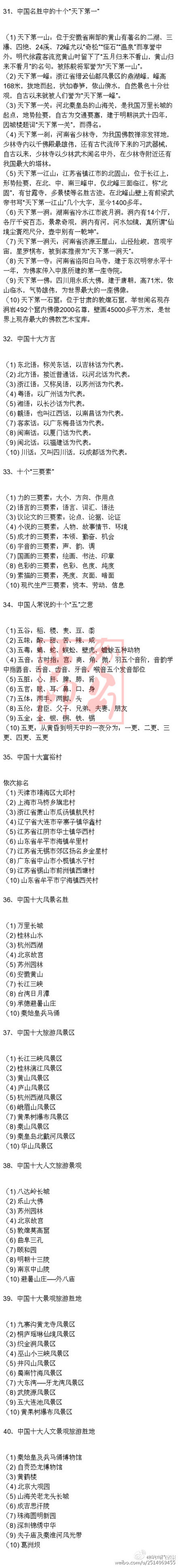 【历史文化地理超级知识贴】60个知识看完文化阅历提升一个档次，太全面了。收集不易，赶快分享收藏！