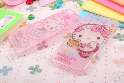 代购 hello kitty可爱KT凯蒂猫猫手机壳苹果6软胶 防摔iphone6plus外壳