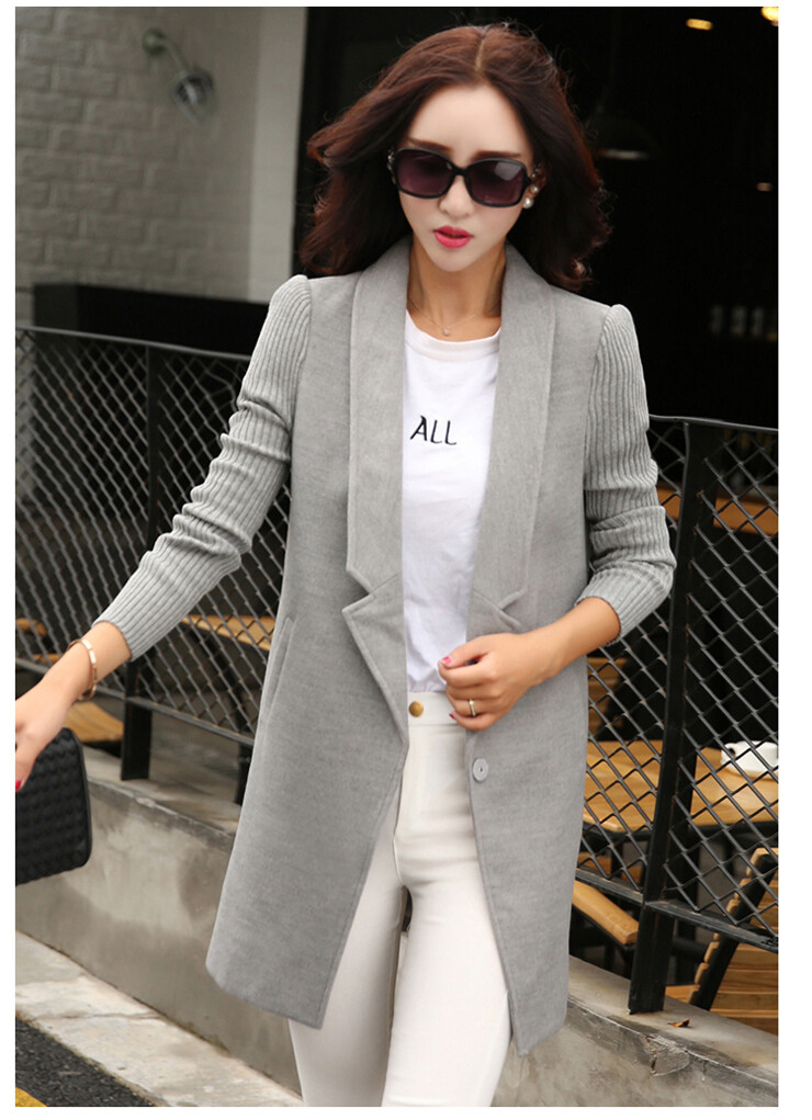 领口别致设计显气质，袖口采用简约设计，唯美肩部设计