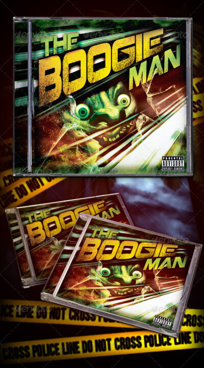 The Boogie Man MixtapeCd Cover光盘盒装素材设计源文件