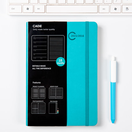 卡杰2015日程本计划本文具笔记本子创意日记本效率手帐商务记事本
