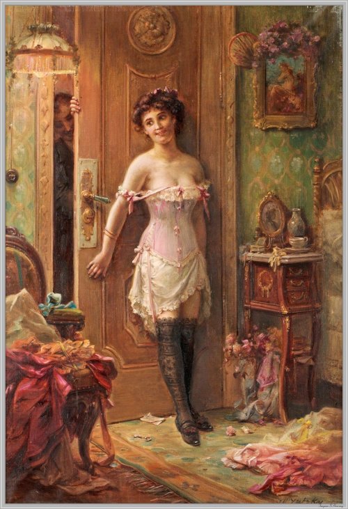 Hans Zatzka 古典主义艺术作品欣赏 艺术 绘画 神话 油画 古典主义