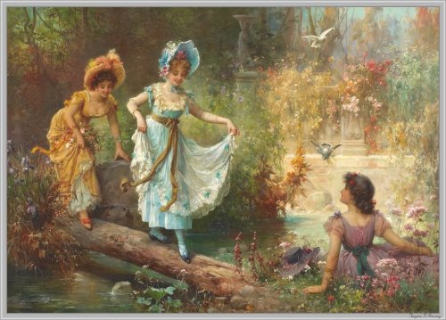 Hans Zatzka 古典主义艺术作品欣赏 艺术 绘画 神话 油画 古典主义