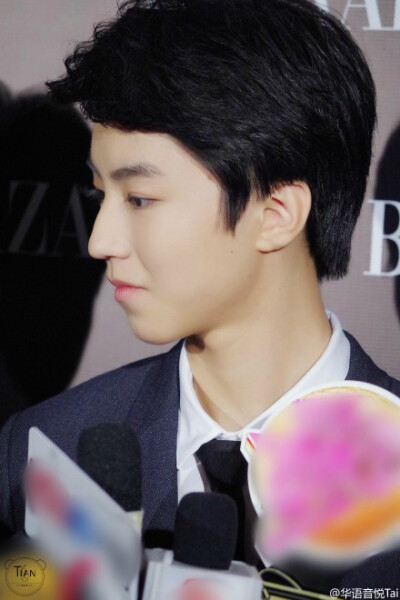 #2015BAZAAR明星慈善夜# 小伙伴们快来数睫毛！！“小小的年纪还不懂什么是爱，却被你甜甜的笑给打败”~换上西装领结，梳起大人模样的发型，三小只也颇有自己的风范#TFBOYS益起来# #添福宝亮相芭莎慈善夜# O网页链接