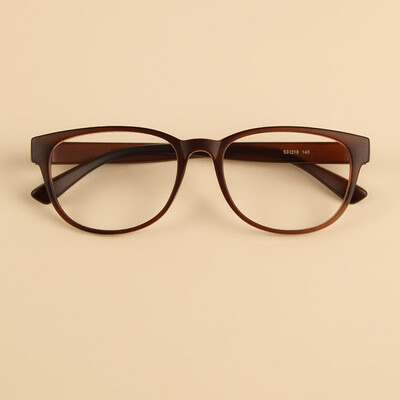 韩国tr90超轻近视眼镜框 复古大框镜架 眼睛框茶色男女款潮人成品