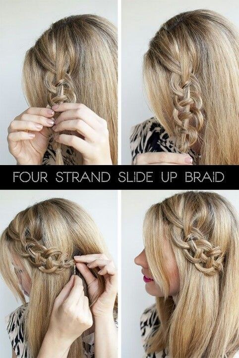 Slide Up: This unique look is surprisingly easy. Tutorial via hair romance.