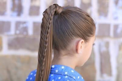 Ladder Tail: Unique braids like this will make you look like a hair styling expert. Tutorial via: cute girl hairstyles.