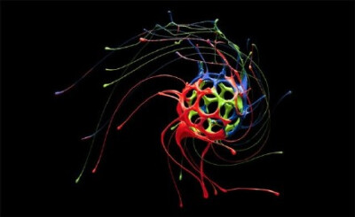 高速摄影下飞舞的颜料。｜加拿大摄影师 Peter Schafrick