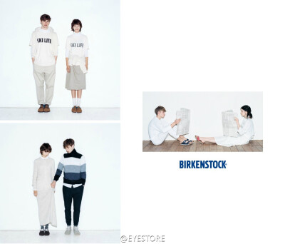 长袜 X Birkenstock . 来自Birkenstock日本官网2015鞋款的搭配参考