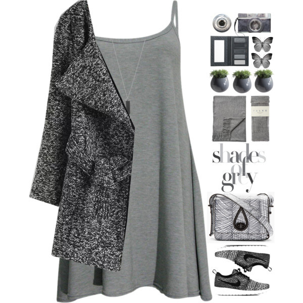 #grey #monochrome #casualoutfit #shein #nike #kenzo