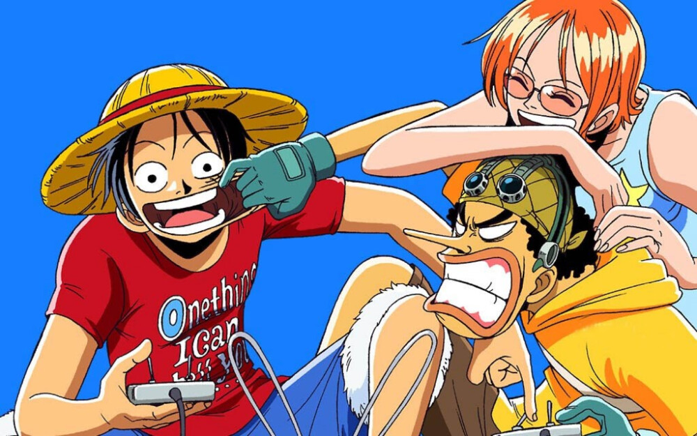 好久不看onepiece 今天心血来潮从第一集开始看 尼玛主题曲一出来 立马鸡血沸腾啊！！！！BY『白牙』