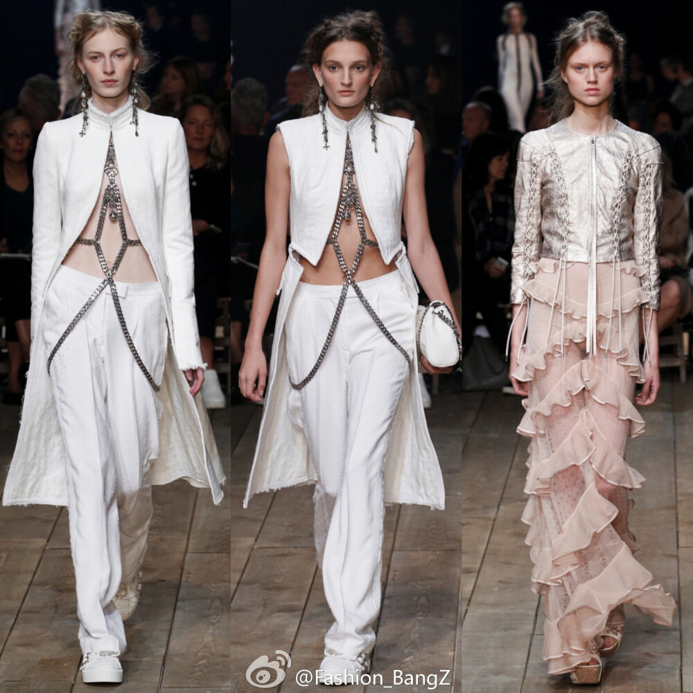 Alexander McQueen Spring 2016 | Paris | 在2016春夏系列，Sarah Burton为Alexander McQueen构筑了超级女英雄情节。