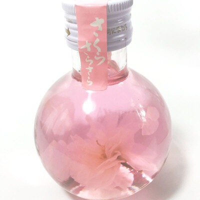 代购 【樱花季】日本 奈良吉野桜花 樱花饮料 丸瓶 180ML