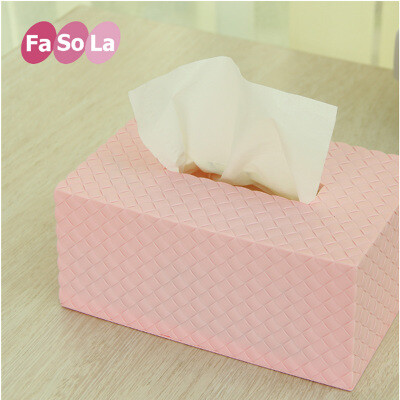 日本FaSoLa简约茶几纸巾盒家用餐厅餐桌塑料纸抽盒时尚汽车抽纸盒