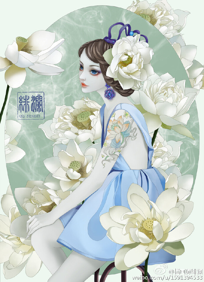 插画师绯澜作品