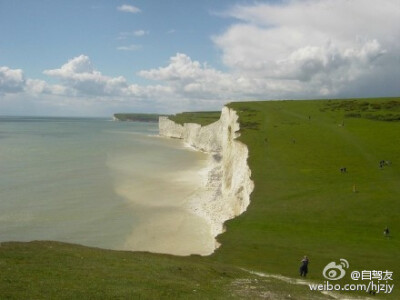 仿佛来到世界尽头——英格兰南部海滩之顶（beachy head）白垩悬崖！#国庆在路上# #就爱自驾游#