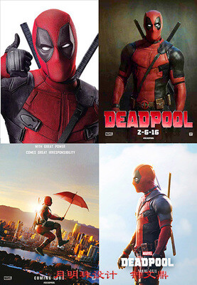 海报 漫威《死侍》Deadpool 韦德·威尔森 瑞安·雷诺兹