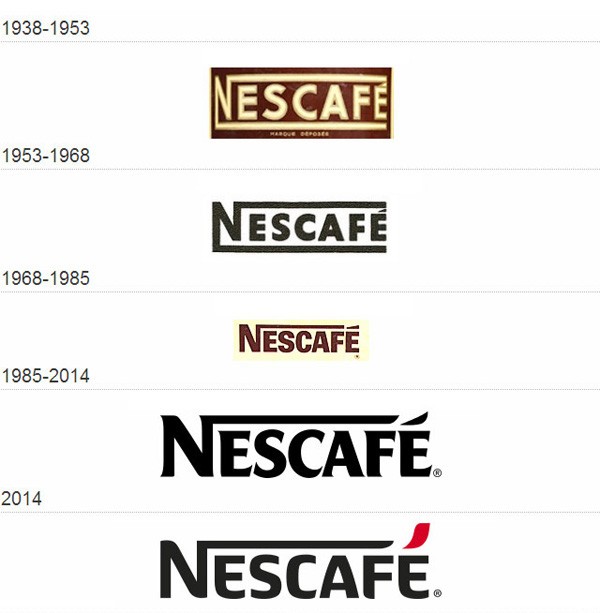 雀巢咖啡（Nescafé）更新LOGO历史 - 孙悟空威客网