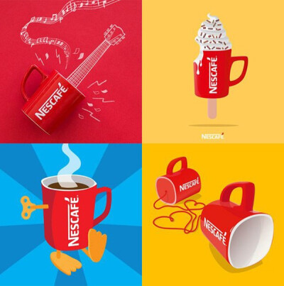 雀巢咖啡（Nescafé）新LOGO设计欣赏 - 孙悟空威客网