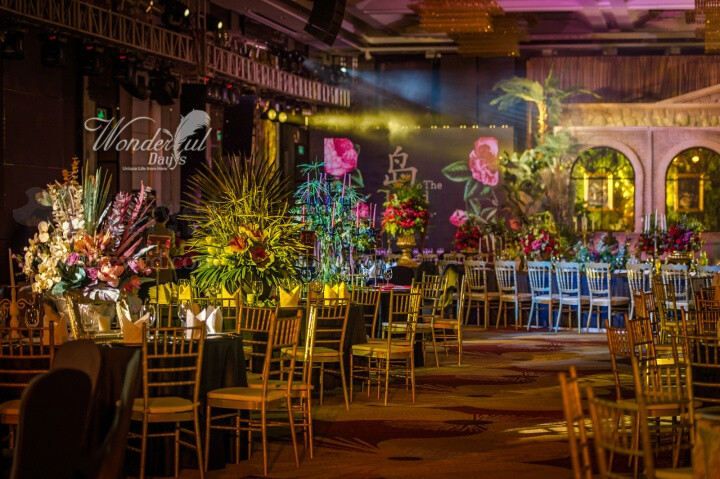 梦境中的岛屿低语婉转，真实如流萤。这里有莫吉托的情人，也有循环绵延的永恒。记忆的倒影在这里重现，瞬息间的迷幻雕刻成电影。时光明媚了一夏季，恒久等待你的光顾。WonderfulDays婚礼秀《岛。TheIsland》