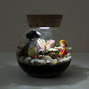 苔藓微景观生态瓶办公室DIY绿植组合盆栽玻璃瓶创意礼物摆件