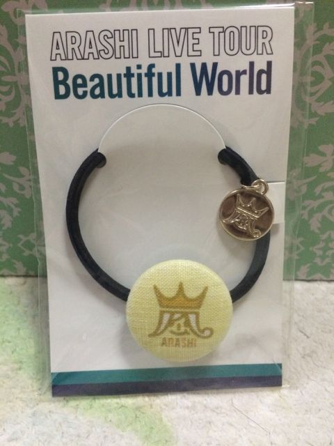 全新现货arashi嵐Beautiful World发圈头花BW二宫和也演唱会周边