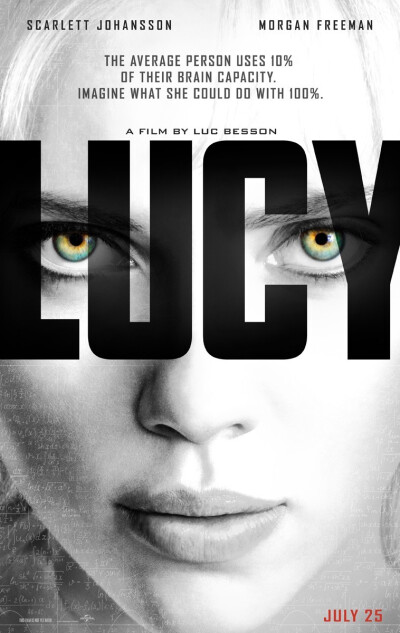 【超体 (2014) Lucy】物理的尽头是数学，数学的尽头是哲学，哲学的尽头是神学。Lucy直接跳过物理和数学，从人到神，一步登天——这极致的荒诞，未必不是另一种极致的严肃。