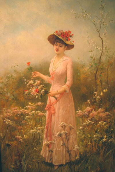 Charles Amable Lenoir An elegant lady