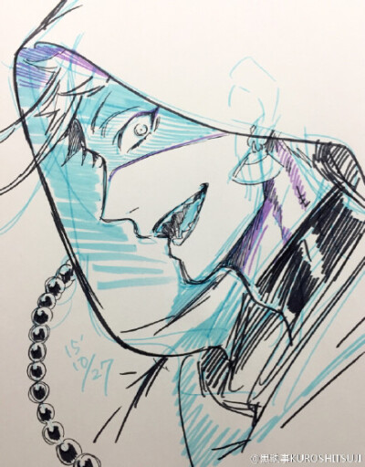 #黑执事# 枢梁老师的涂鸦站一下子更新了好几篇 O网页链接