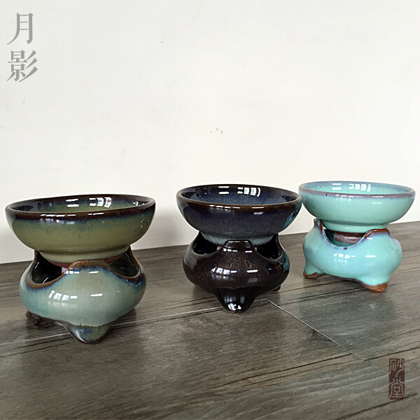 砂堂 粗陶茶漏 日式手工泡茶器 功夫茶具茶道配件 茶滤 / 月影