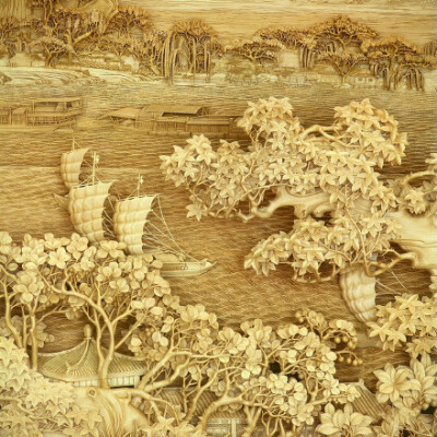 东阳木雕（Dongyang woodcarving）汉族民间雕刻艺术之一，因产于浙江东阳而得名，始于唐而盛于明清，自宋代起已具有较高的工艺水平。东阳木雕，是以平面浮雕为主的雕刻艺术。其多层次浮雕、散点透视构图、保留平面的…