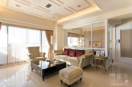 美式客厅装修效果图