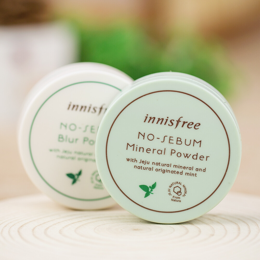 Innisfree悦诗风吟矿物质薄荷散粉5g 控油定妆蜜粉 韩国正品