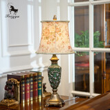 费芮嘉 艾琳瑞丝欧式美式复古做旧树脂客厅卧室床头灯装饰台灯