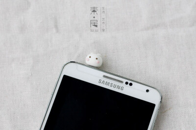 定制 素居|超萌 动物园 系列 可爱 软陶 手作 防尘塞