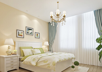 以后卧室就这样装修啦，喜欢这种风格