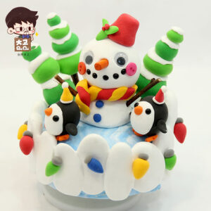 超轻粘土 冰雪舞会音乐盒幼儿园儿童手工DIY制作材料包橡皮泥彩泥