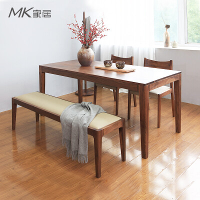MK家居 实木长凳 实木餐椅