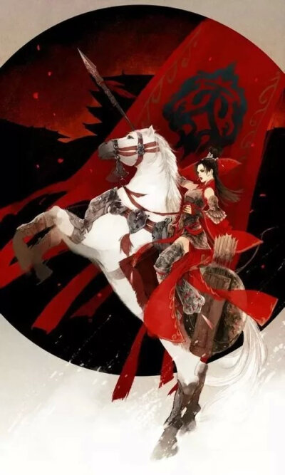 古风图 战马嘶鸣