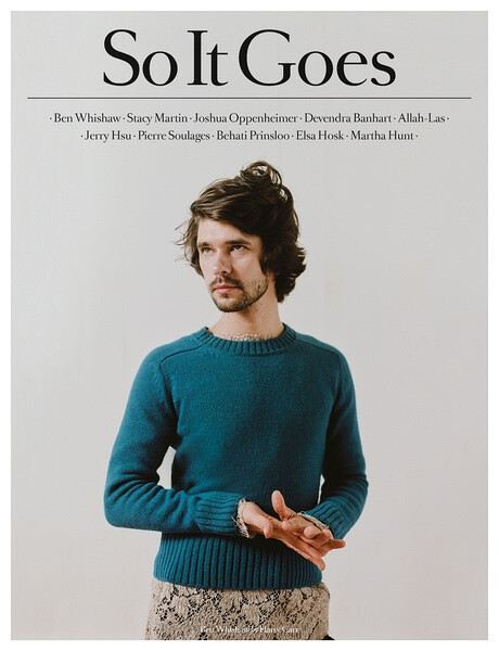 Ben Whishaw, photographed by Harry Carr for So It Goes, issue 6, 2016.