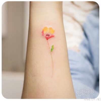 watercolor tattoo 